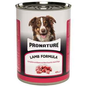 Pronature Adult Lamb Formula Kuzu Etli Püre Yetişkin Köpek Konservesi 400 Gr