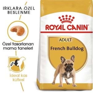 Royal Canin Adult French Bulldog Yetişkin Köpek Maması (3 Kg)