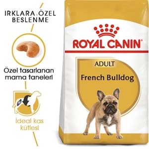 Royal Canin Adult French Bulldog Yetişkin Köpek Maması 3 Kg