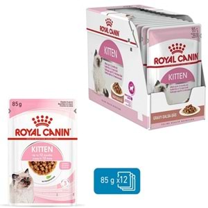 Royal Canin Pouch Kitten Gravy Soslu Yavru Kedi Yaş Maması 12x85 Gr