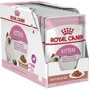 Royal Canin Pouch Kitten Gravy Soslu Yavru Kedi Yaş Maması 12x85 Gr
