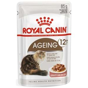 Royal Canin Pouch Ageing 12+ Gravy Soslu Yaşlı Kedi Yaş Maması 85 Gr