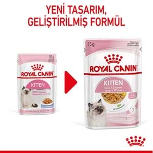 Royal Canin Pouch Kitten Jelly Jelli Yavru Kedi Yaş Maması 85 Gr