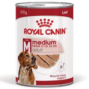 Royal Canin Adult Medium Loaf Mousse Orta Irk Yetişkin Köpek Konservesi 410 Gr