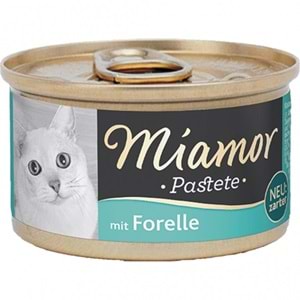 Miamor Adult Pastete mit Forelle Alabalıklı Yetişkin Kedi Konservesi 85 Gr