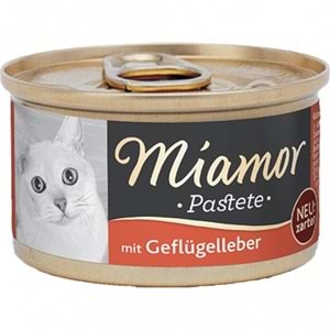 Miamor Adult Pastete mit Geflügelleber Ciğerli Yetişkin Kedi Konservesi 85 Gr