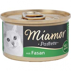 Miamor Adult Pastete mit Fasan Sülünlü Yetişkin Kedi Konservesi 85 Gr