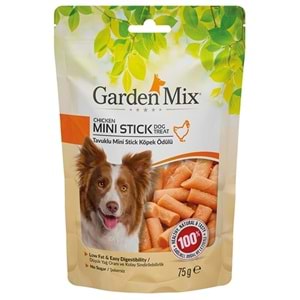 Gardenmix Chicken Mini Stick Dog Treat Tavuklu Mini Stick Köpek Ödülü 75 Gr