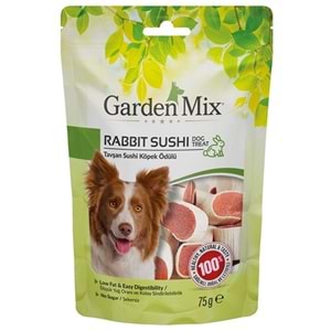 Gardenmix Rabbit Sushi Dog Treat Tavşan Sushi Köpek Ödülü 75 Gr