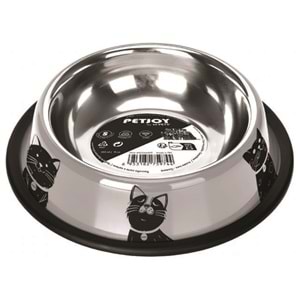 Petjoy Catfamily Çelik Kedi Mama ve Su Kabı 355 Ml