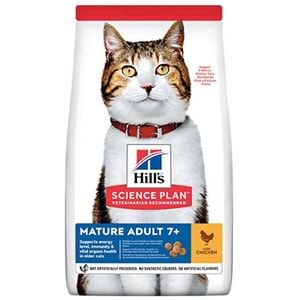 Hills Mature Adult 7+ With Chicken Tavuk Etli Yaşlı Kedi Maması 3 Kg