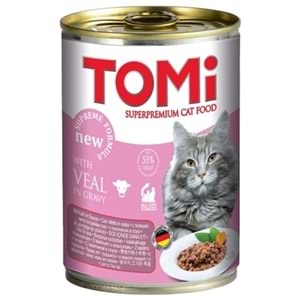 Tomi Adult With Veal In Gravy Buzağı Etli Yetişkin Kedi Konservesi 400 Gr