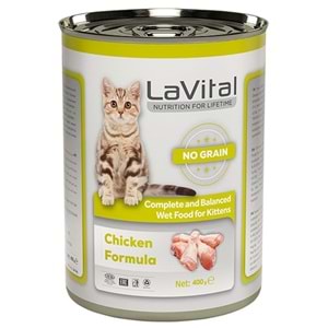 LaVital Kitten Chicken Formula Tavuk Etli Püre Yavru Kedi Konservesi 400 Gr