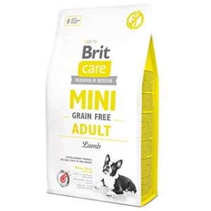 Brit Care Mini Adult Fresh Lamb Grain Free Taze Kuzu Etli Tahılsız Mini Irk Yetişkin Köpek Maması 7 Kg