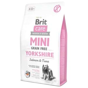 Brit Care Mini Yorkshire Fresh Salmon & Tuna Grain Free Taze Somon ve Ton Balıklı Tahılsız Mini Irk Yorkshire Köpek Maması 2 Kg