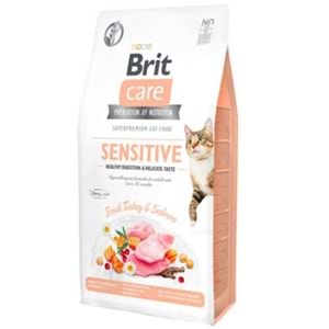 Brit Care Sensitive Fresh Turkey Salmon Taze Hindi Etli ve Somonlu Tahılsız Kedi Maması 7 Kg