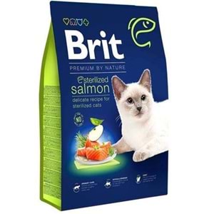 Brit Premium By Nature Adult Sterilized Salmon Somonlu Kısırlaştırılmış Yetişkin Kedi Maması 8 Kg