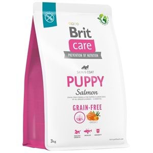 Brit Care Puppy Salmon Grain Free Somon ve Patatesli Tahılsız Yavru Köpek Maması 3 Kg