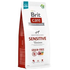 Brit Care Sensitive Venison Grain Free Geyik Etli ve Patatesli Tahılsız Köpek Maması 12 Kg