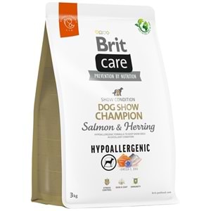 Brit Care Hypo Dog Show Champion Salmon Herring Somon ve Ringa Balıklı Köpek Maması 3 Kg