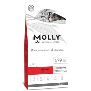 Molly Kitten Sensitive Digestion Lamb Kuzu Etli Tahılsız Yavru Kedi Maması 2 Kg