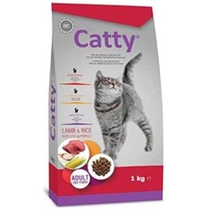Catty Adult Lamb & Rice Kuzu Etli ve Pirinçli Yetişkin Kedi Maması 1 Kg