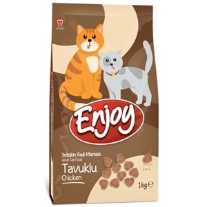 Enjoy Adult Chicken Tavuk Etli Yetişkin Kedi Maması 1 Kg