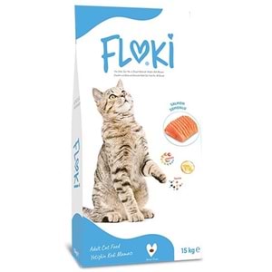 Floki Adult Salmon Somonlu Yetişkin Kedi Maması 15+1 Kg