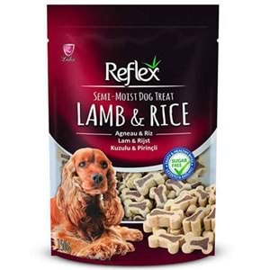 Reflex Semi-Moist Dog Treat Lamb & Rice Kuzulu ve Pirinçli Küçük Irk Köpek Ödülü 150 Gr