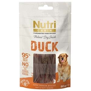 Nutri Canin Snack Duck Ördek Etli Tahılsız Köpek Ödülü 80 Gr