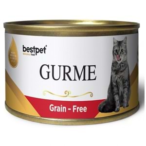 Bestpet Gurme Adult Tahılsız Sığırlı Parça Etli ve Soslu Kedi Konservesi 100 Gr
