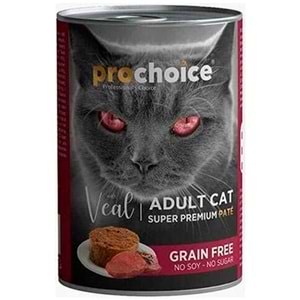 Prochoice Adult Tahılsız Dana Etli Pate Kedi Konservesi 400 Gr
