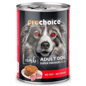 Prochoice Adult Tahılsız Kuzu Etli Pate Köpek Konservesi 400 Gr