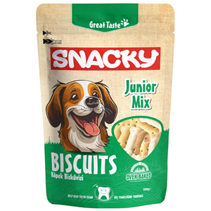 Snacky Junior Mix Biscuits Köpek Bisküvisi 200 Gr