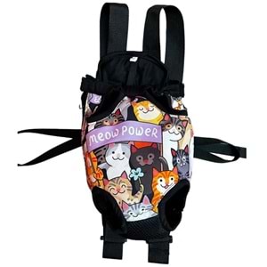 Miyav Kedi Köpek Kanguru Taşıma Çantası (XXS) (0-2 Kg)