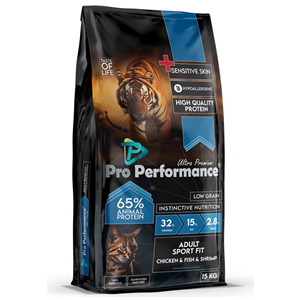 Pro Performance Adult Sport Fit Chicken, Fish, Shrimp Tavuk Etli, Balıklı ve Karidesli Yetişkin Kedi Maması 15 Kg