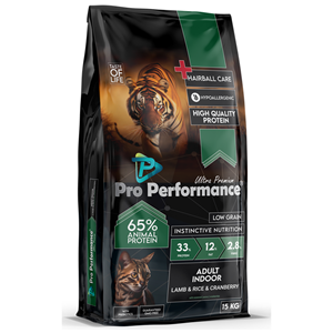 Pro Performance Adult Indoor Lamb, Rice, Cranberry Kuzu Etli ve Pirinçli Yetişkin Kedi Maması 15 Kg