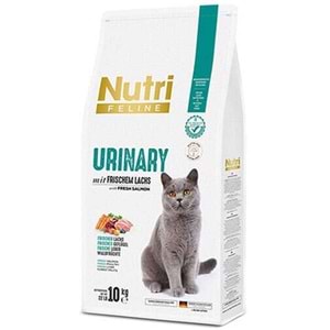 Nutri Feline Adult Urinary Mit Frischem Lachs With Fresh Salmon Taze Somonlu Tahılsız Yetişkin Kedi Maması (10 Kg)