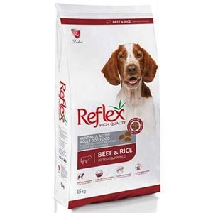 Reflex Adult Beef & Rice Biftekli ve Pirinçli Yetişkin Köpek Maması 15 Kg