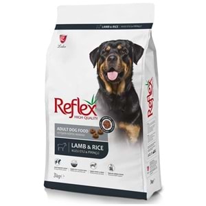 Reflex Adult Lamb & Rice Kuzu Etli ve Pirinçli Yetişkin Köpek Maması 3 Kg