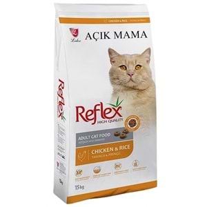 Reflex Adult Cat Chicken & Rice Tavuklu Pirinçli Yetişkin Açık Kedi Maması 500 Gr