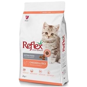 Reflex Kitten Chicken & Rice Tavuk Etli ve Pirinçli Yavru Kedi Maması 2 Kg