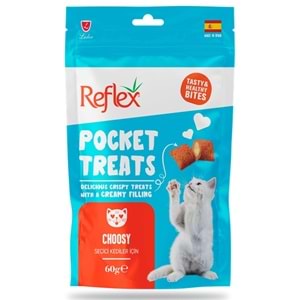 Reflex Pocket Treats Choosy Seçici Kediler İçin Kedi Ödülü 60 Gr