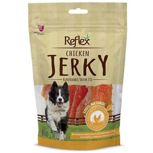 Reflex Chicken Jerky Kurutulmuş Tavuk Etli Köpek Ödülü 80 Gr