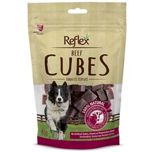 Reflex Beef Cubes Kurutulmuş Dana Eti Küpleri Köpek Ödülü 80 Gr