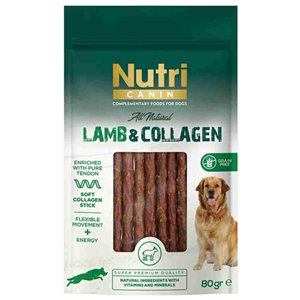 Nutri Canin Lamb & Collagen Kuzu Etli Kolajen Köpek Ödülü 80 Gr