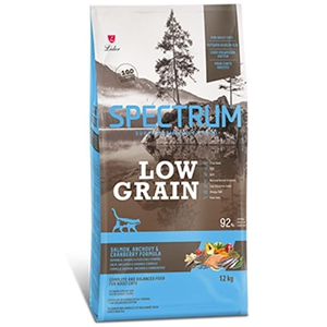 Spectrum Adult Low Grain Salmon, Anchovy & Cranberry Formula Somon, Hamsi ve Kızılcıklı Az Tahıllı Yetişkin Kedi Maması 12 Kg