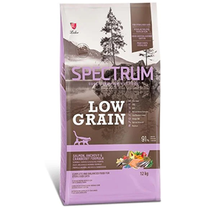 Spectrum Sterilised Low Grain Salmon, Anchovy & Cranberry Formula Somon, Hamsi ve Kızılcıklı Az Tahıllı Kısırlaştırılmış Kedi Maması (12 Kg)
