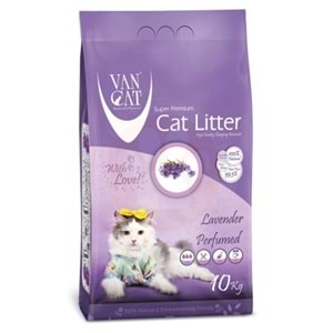 VanCat Lavanta Kokulu İnce Taneli Topaklanan Kedi Kumu 10 Kg - 10,8 Lt