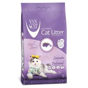 VanCat Lavanta Kokulu İnce Taneli Topaklanan Kedi Kumu 5 Kg - 5,9 Lt